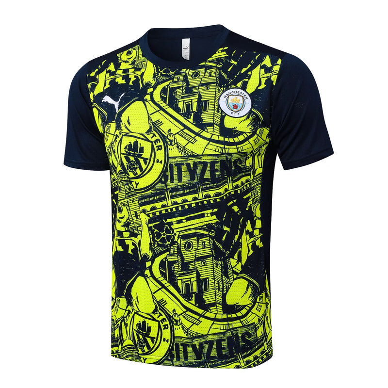 Conjunto Manchester City Entrenamiento 24/25 - Amarillo