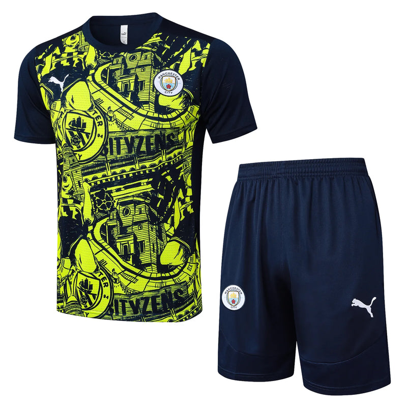 Conjunto Manchester City Entrenamiento 24/25 - Amarillo