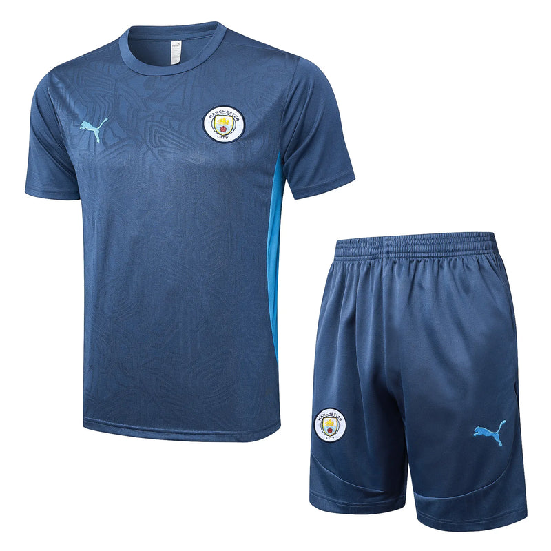 Conjunto Manchester City Entrenamiento 24/25 - Azul Oscuro