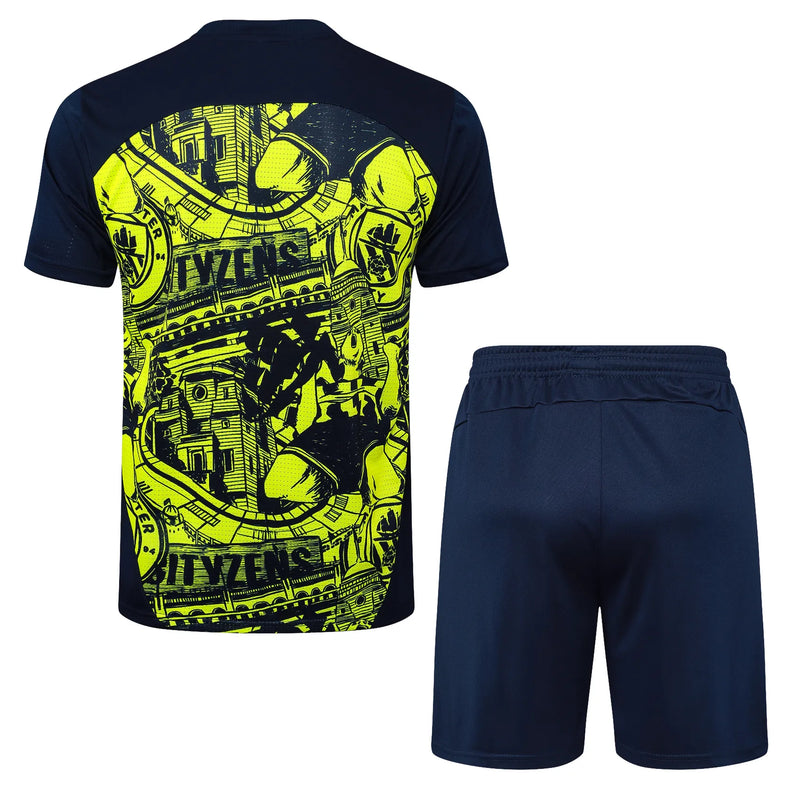 Conjunto Manchester City Entrenamiento 24/25 - Amarillo