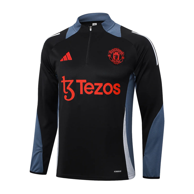 Chándal Entrenamiento Manchester United 24/25 - Negro e Gris