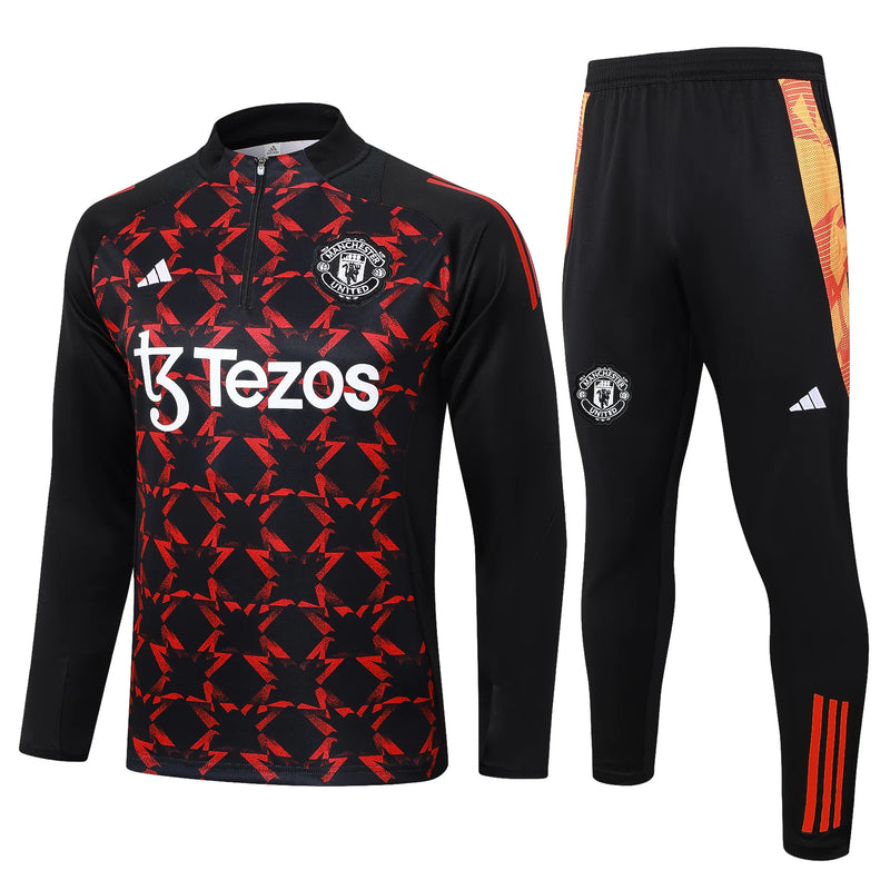 Chándal Entrenamiento Manchester United 24/25 - Rojo e Negro