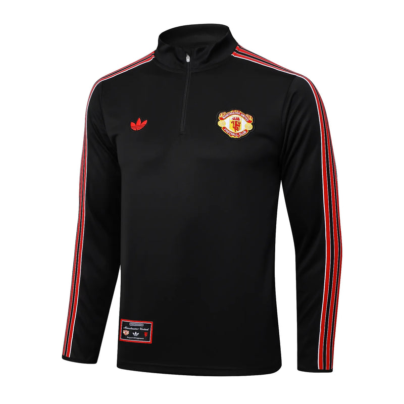 Chándal Entrenamiento Manchester United 24/25 - Negro e Rojo