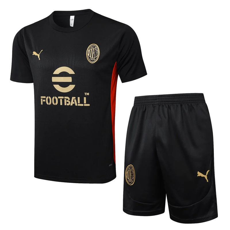 Conjunto Milan Entrenamiento 24/25 - Negro