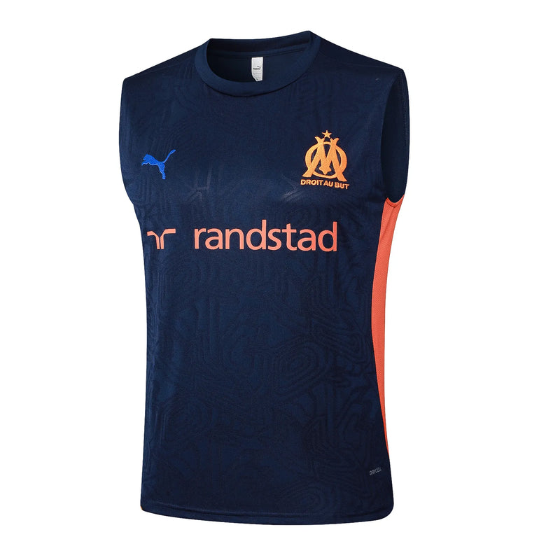 Conjunto Olympique de Marsella Entrenamiento Regata 24/25 - Azul Oscuro