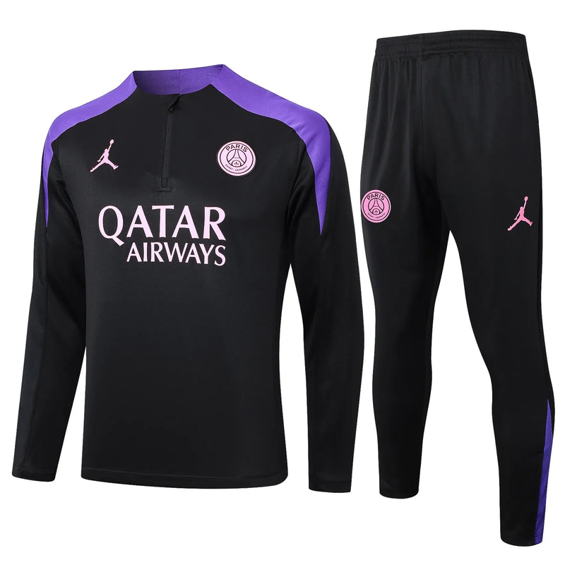 Chándal Entrenamiento PSG 24/25 - Negro e Morado