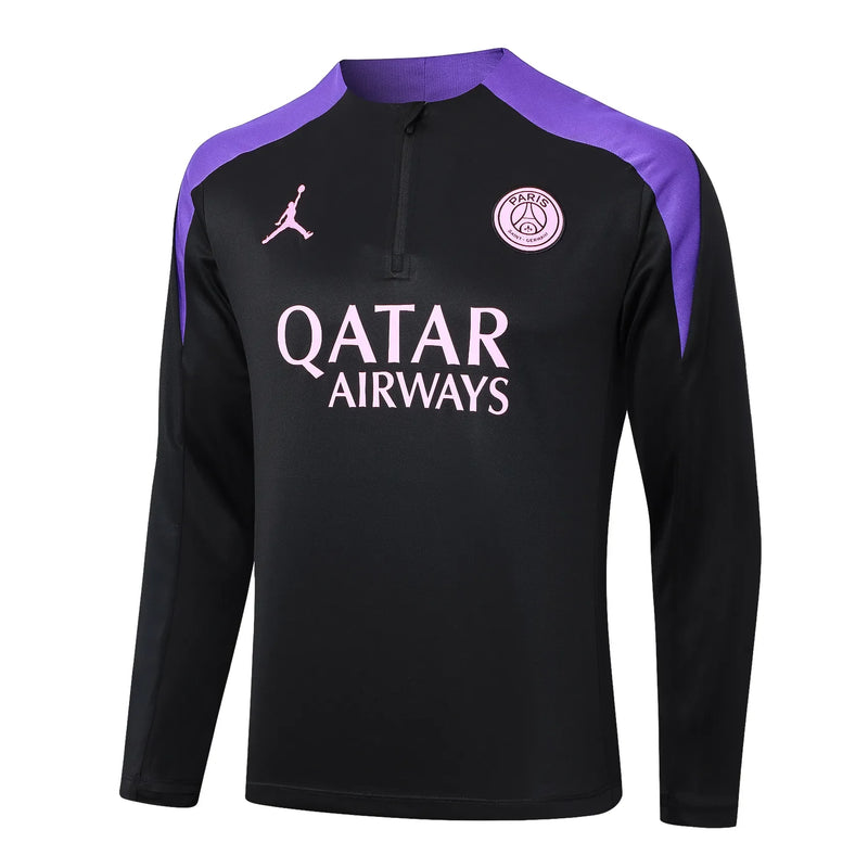 Chándal Entrenamiento PSG 24/25 - Negro e Morado