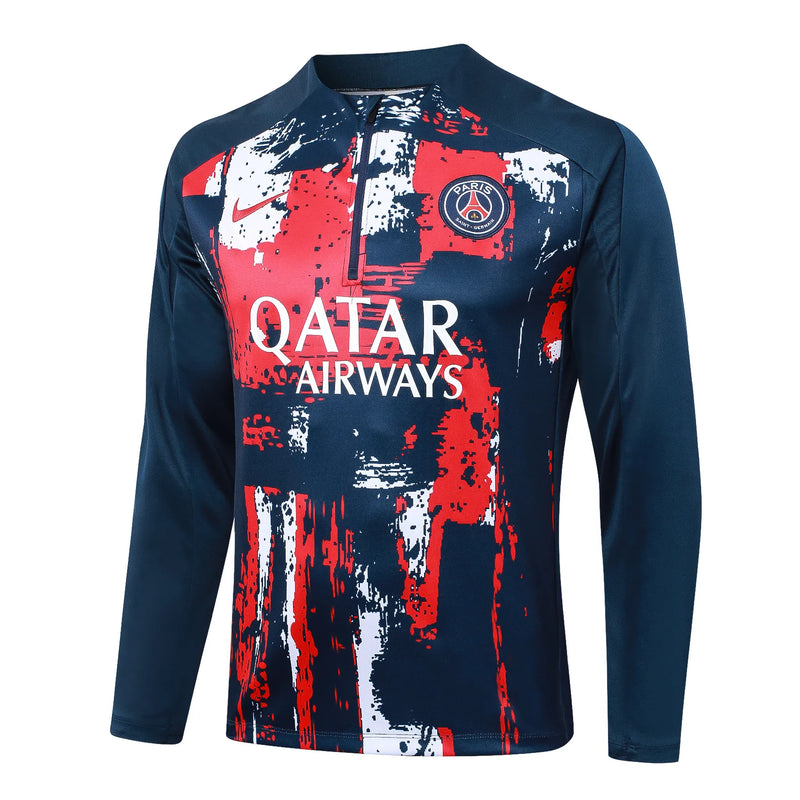 Chándal Entrenamiento PSG 24/25 - Azul e Rojo