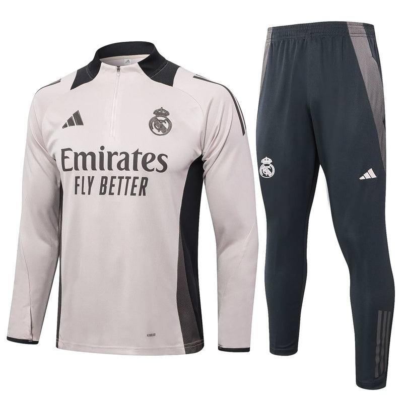 Chándal Entrenamiento Real Madrid 24/25 - Gris Claro