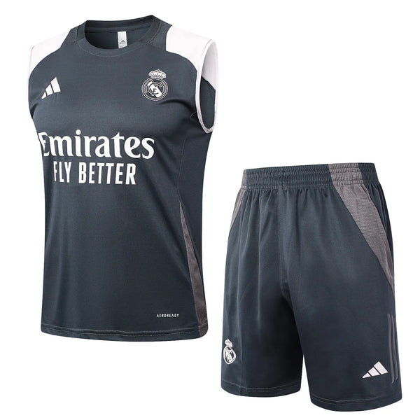 Conjunto Real Madrid Entrenamiento Regata 24/25 - Gris