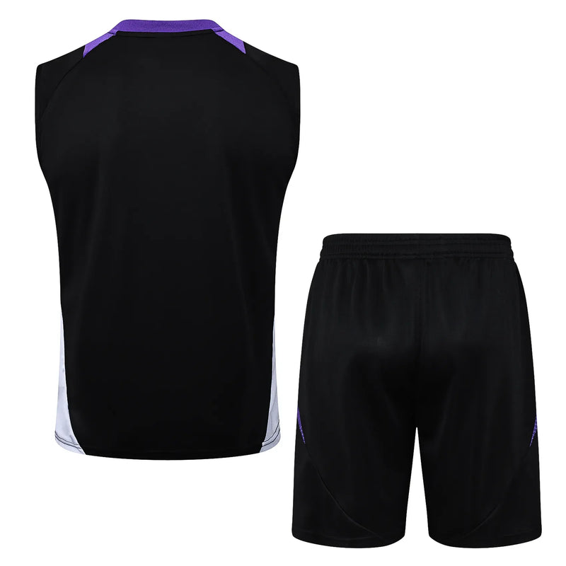 Conjunto Real Madrid Entrenamiento Regata 24/25 - Negro
