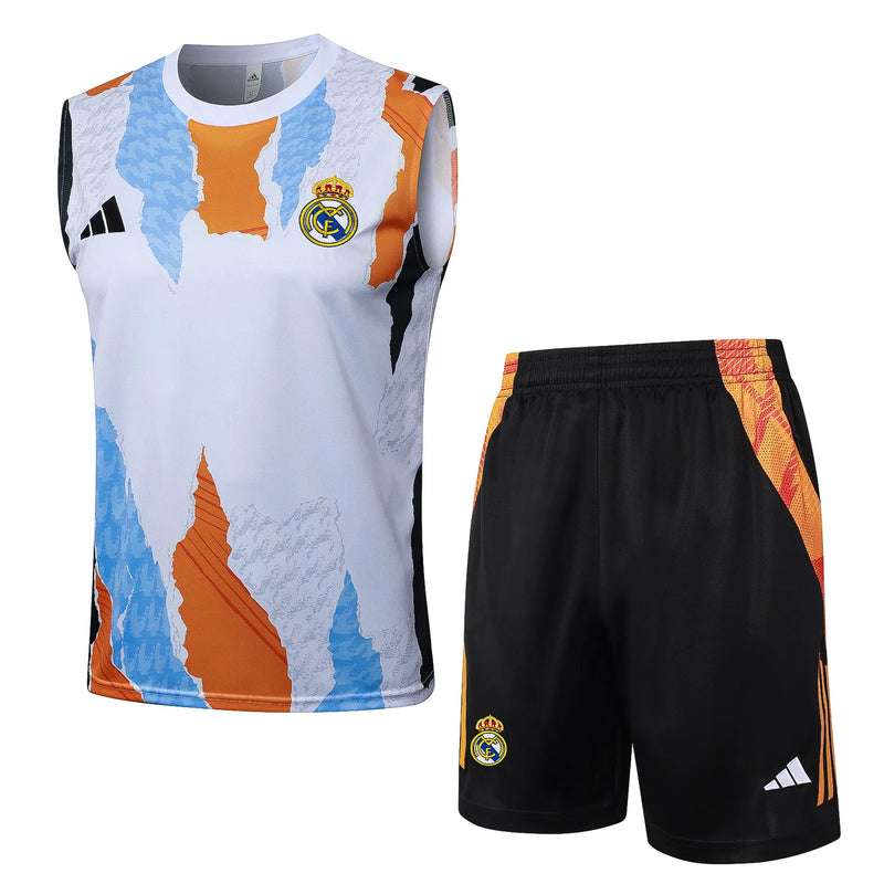 Conjunto Real Madrid Entrenamiento Regata 24/25 - Blanco