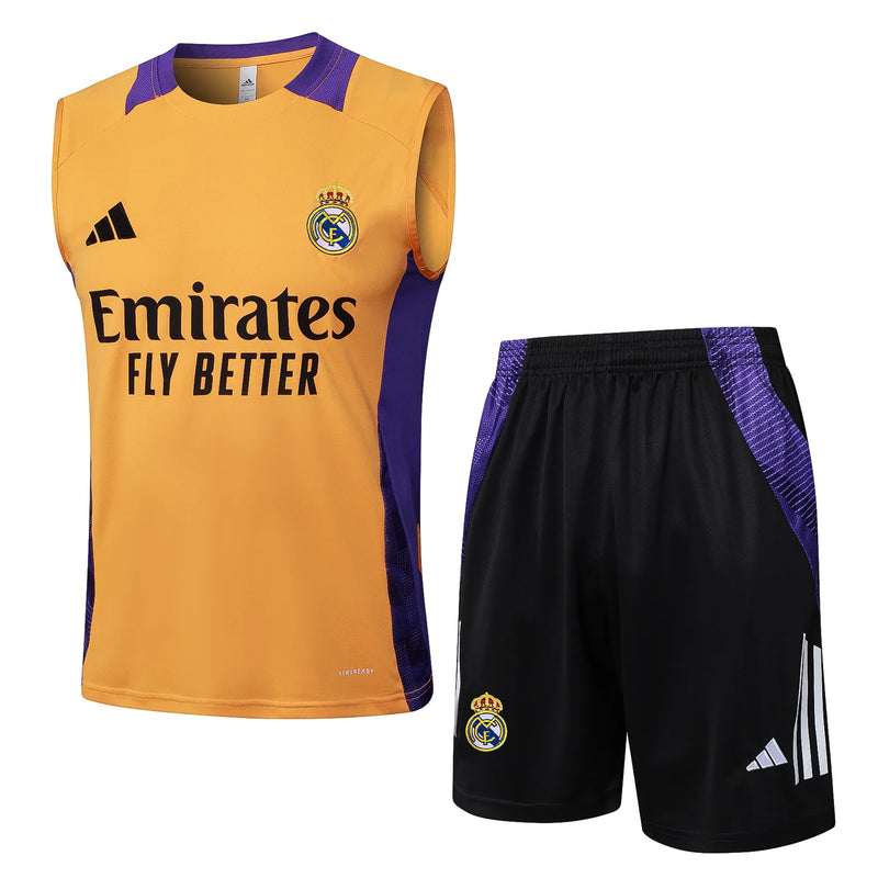 Conjunto Real Madrid Entrenamiento Regata 24/25 - Naranja