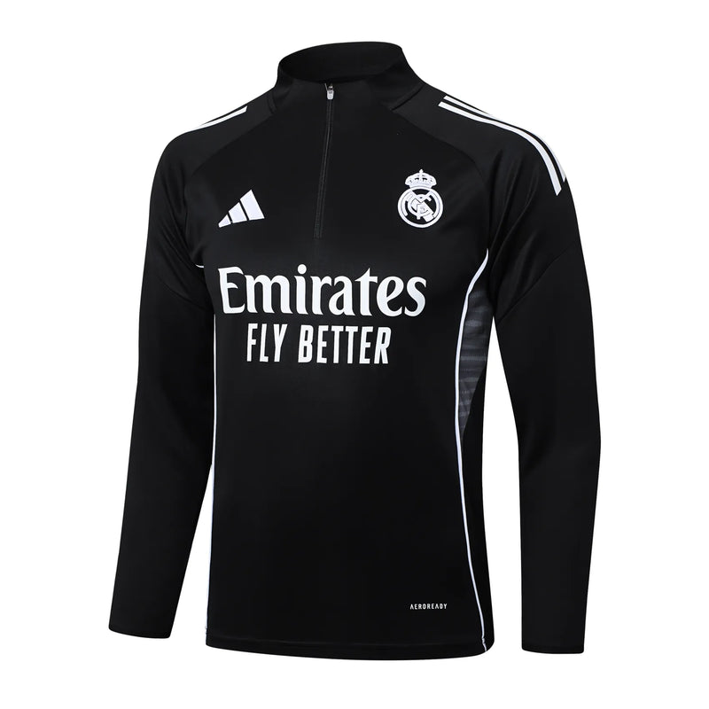 Chándal Entrenamiento Real Madrid 25/26 - Negro