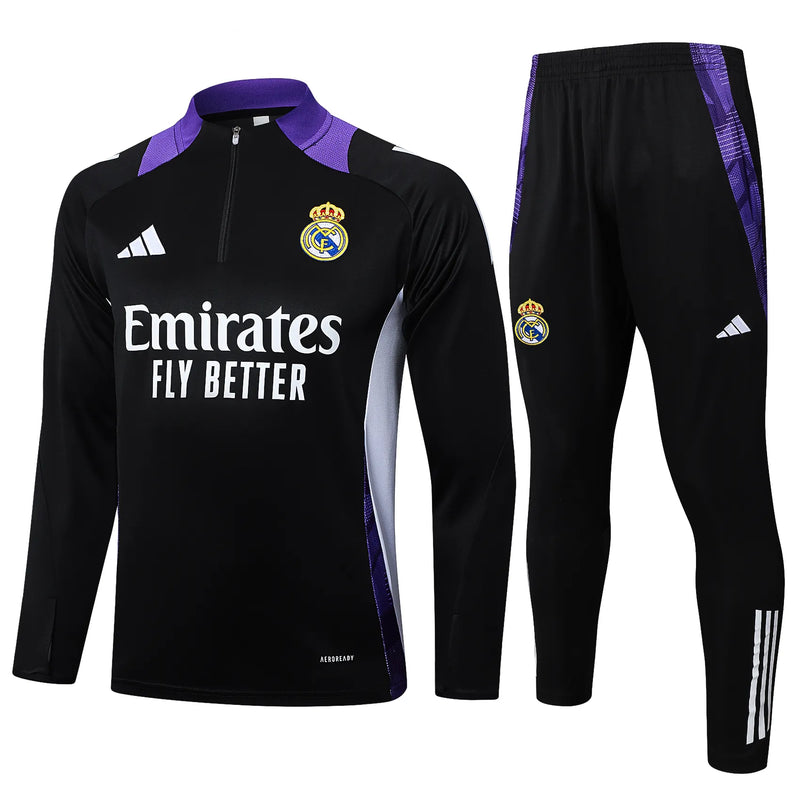 Chándal Entrenamiento Real Madrid 24/25 - Negro e Morado