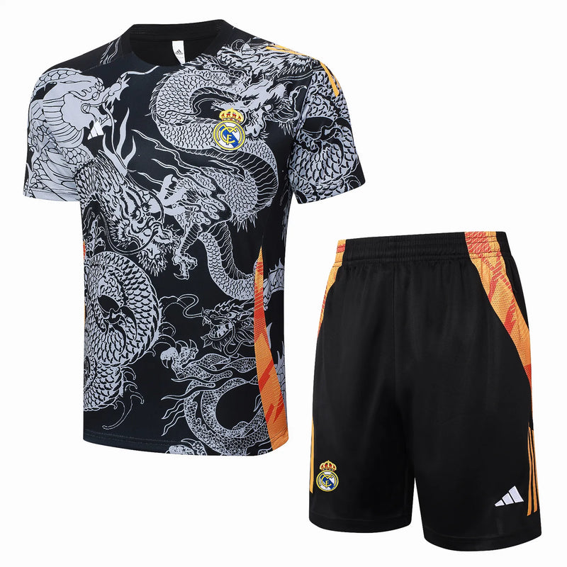 Conjunto Real Madrid Entrenamiento 24/25 - Gris Dragão