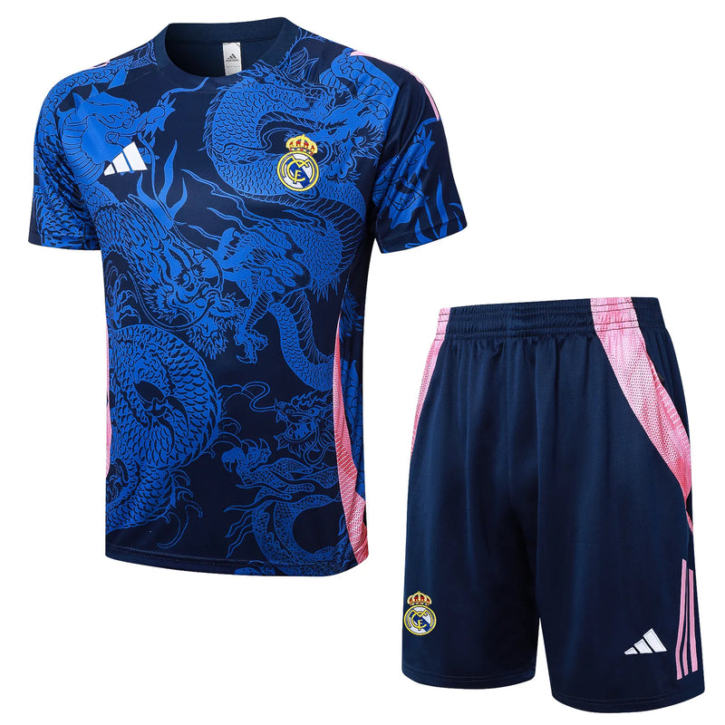 Conjunto Real Madrid Entrenamiento 24/25 - Azul Dragão