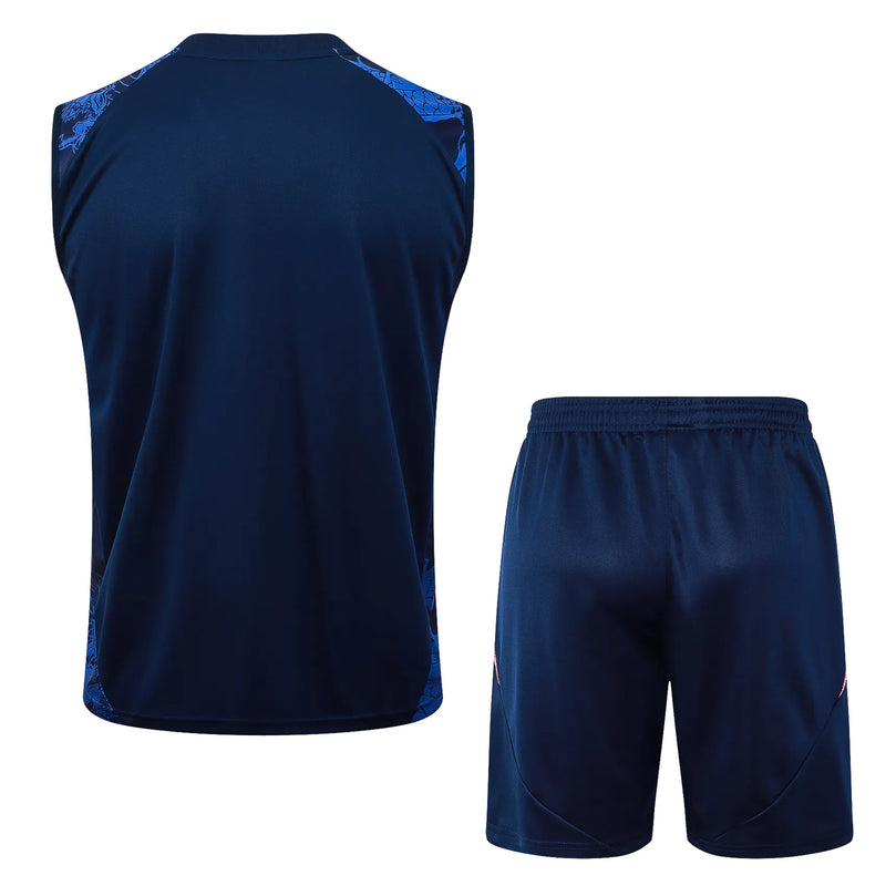 Conjunto Real Madrid Entrenamiento Regata 24/25 - Azul Dragão