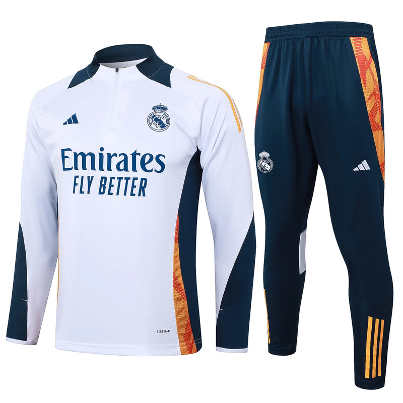 Chándal Entrenamiento Real Madrid 24/25 - Blanco e Azul