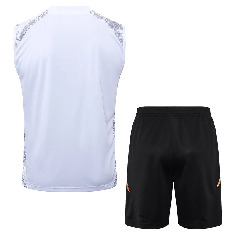 Conjunto Real Madrid Entrenamiento Regata 24/25 - Blanco Dragão