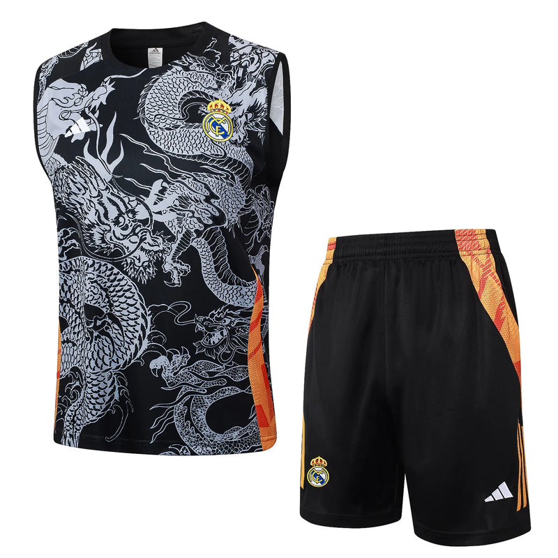 Conjunto Real Madrid Entrenamiento Regata 24/25 - Gris Dragão