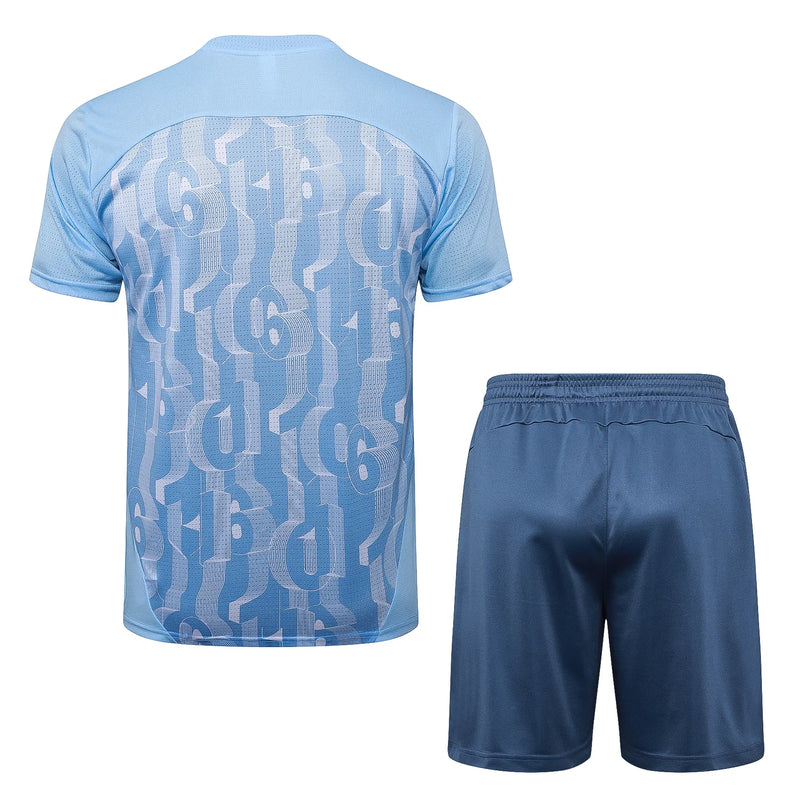 Conjunto Manchester City Entrenamiento 24/25 - Azul Claro