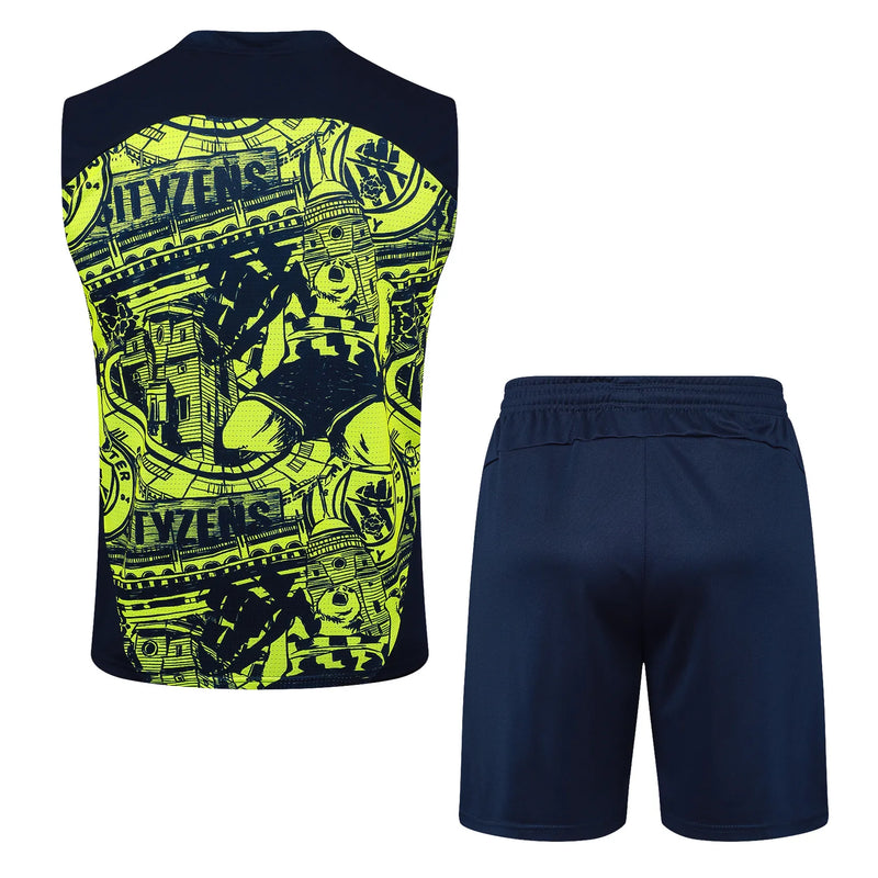 Conjunto Manchester City Entrenamiento Regata 24/25 - Amarillo