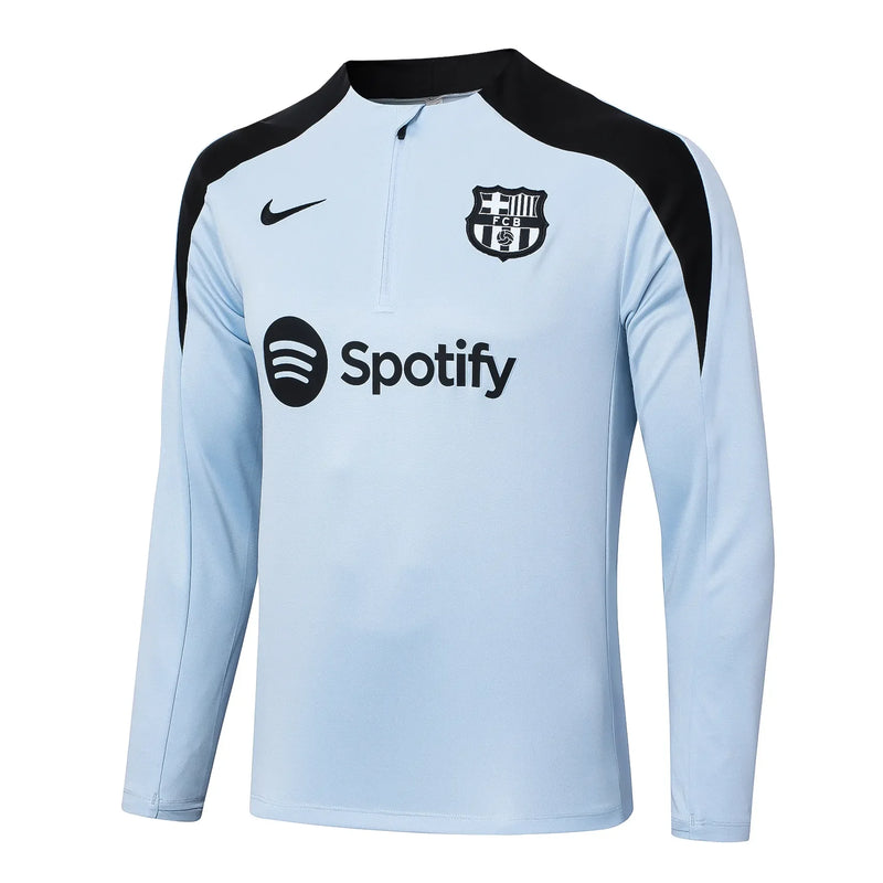 Chándal Entrenamiento Barcelona 24/25 - Blanco e Negro