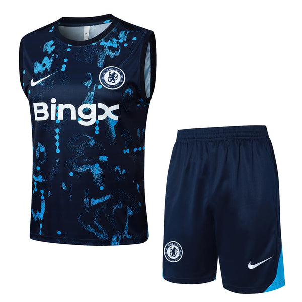 Conjunto Chelsea Entrenamiento Regata 24/25 - Azul Oscuro