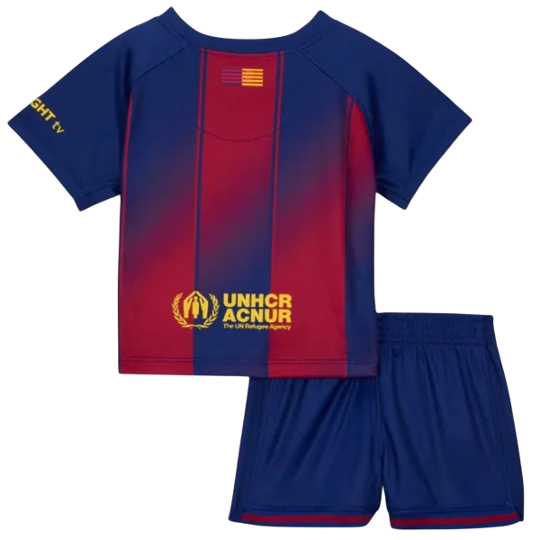 Conjunto Infantil Barcelona I 25/26 - Azul e Rojo