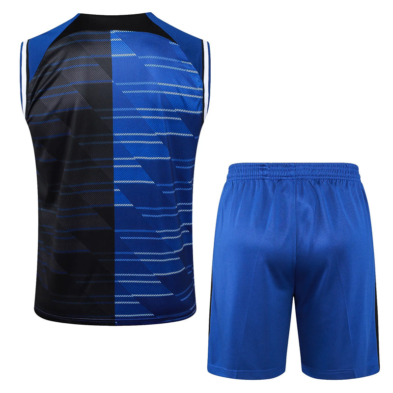 Conjunto Inter Milán Entrenamiento Regata 24/25 - Azul e Negro