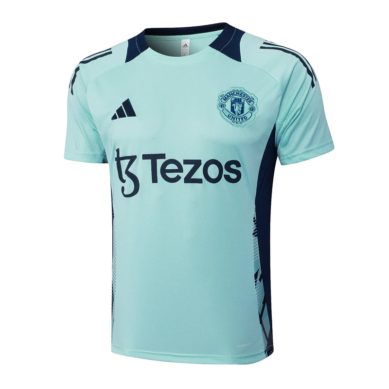 Conjunto Manchester United Entrenamiento 24/25 - Azul Turquesa