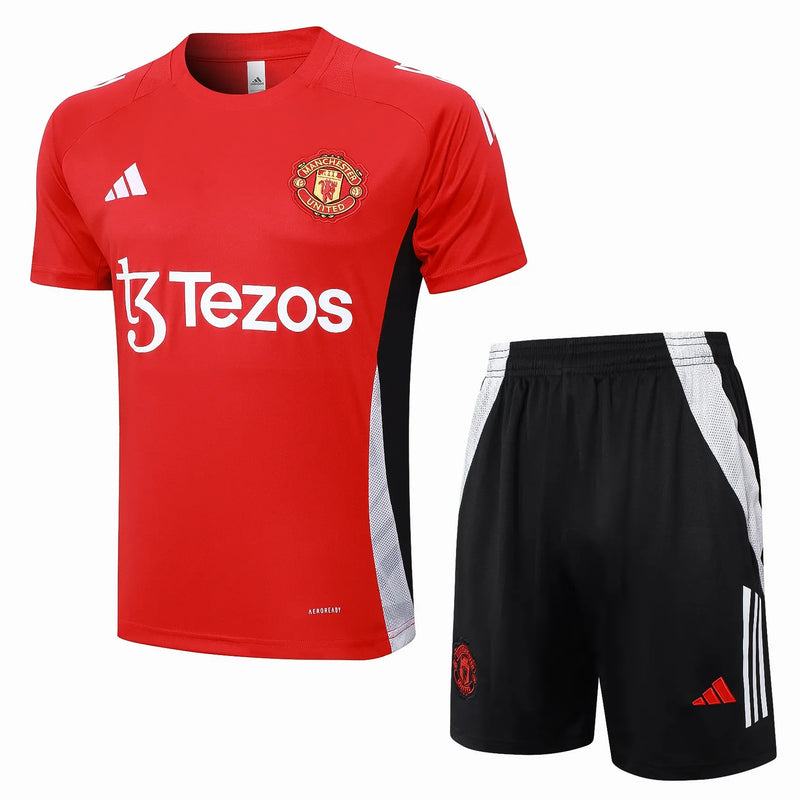 Conjunto Manchester United Entrenamiento 24/25 - Rojo