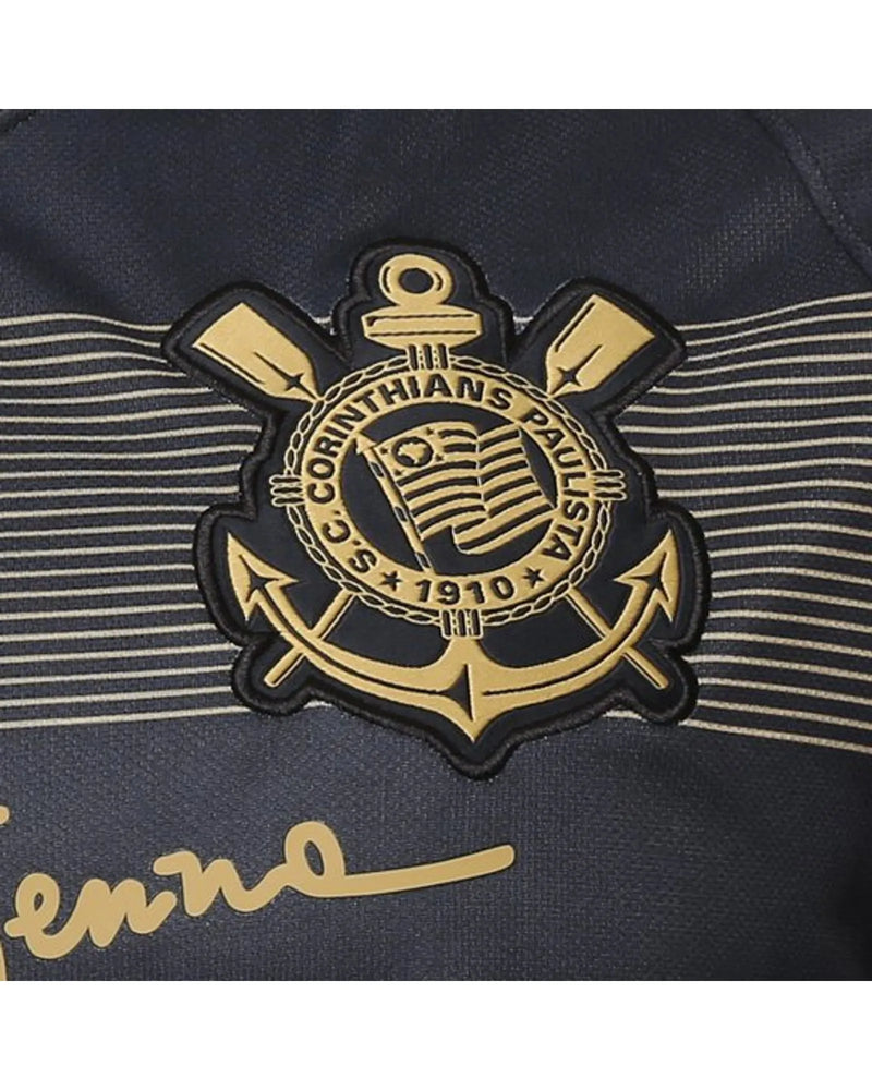 Camiseta Corinthians Ayrton Senna 18/19 Retro - Negra