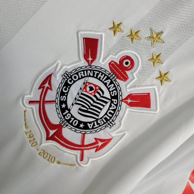 Camiseta Corinthians Primera Equipación 2012 Retro - Blanca