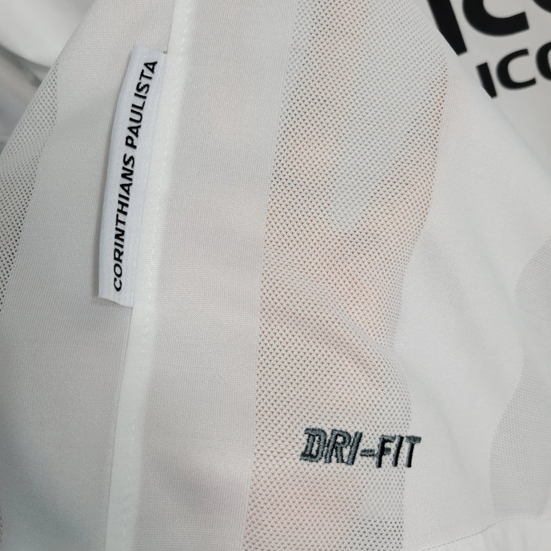 Camiseta Corinthians Primera Equipación 2012 Retro - Blanca