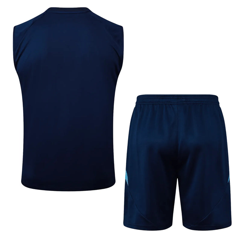 Conjunto Flamengo Cuerpo Técnico Regata 25/26 - Azul Oscuro