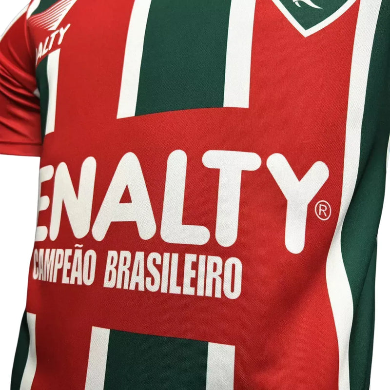 Camiseta Fluminense Primera Equipación 1993 Retro - Vinho e Verde
