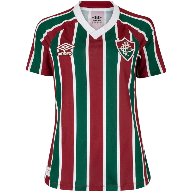 Camiseta Fluminense Mujer Primera Equipación 25/26 - Vinho e Verde