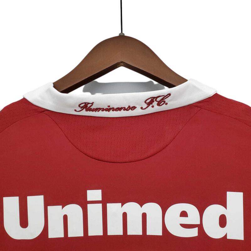 Camiseta Fluminense Primera Equipación 08/09 Retro - Vinho e Verde