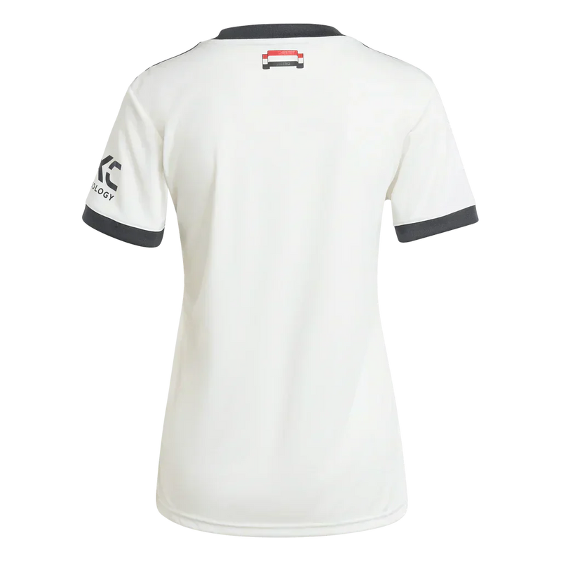 Camiseta Manchester United Mujer Tercera Equipación 24/25 - Blanca