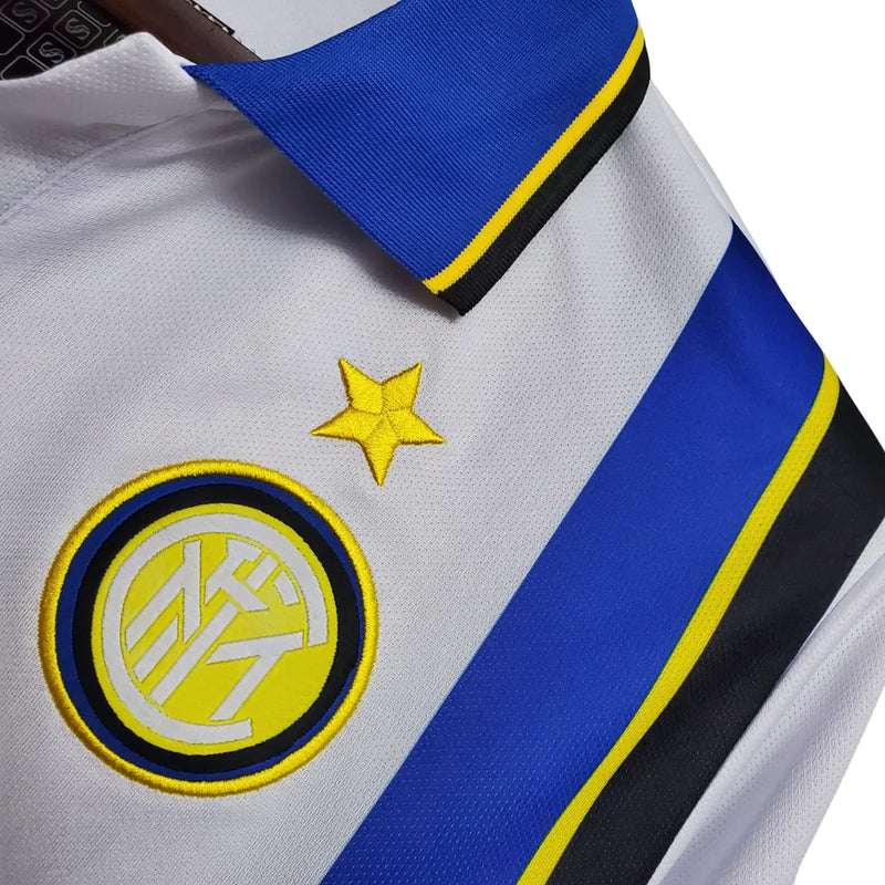 Camiseta Inter Milán Segunda Equipación 97/98 Retro - Blanca