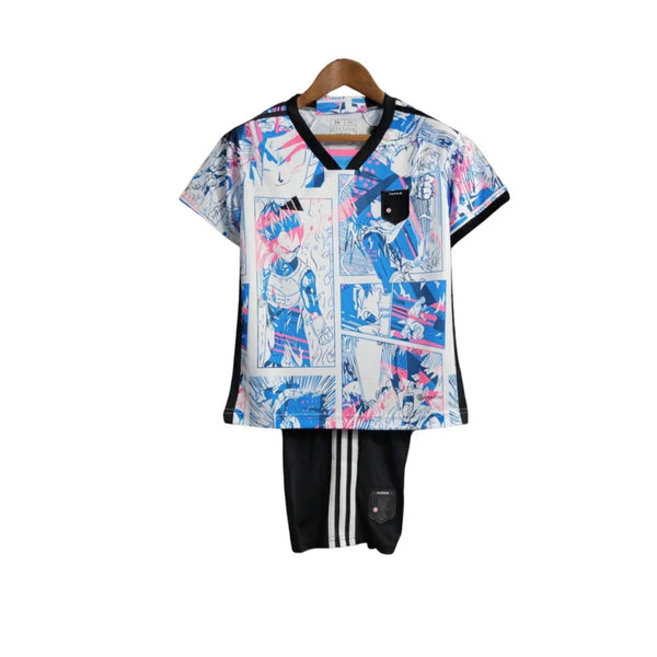 Conjunto Infantil Japón Anime - Blanco e Azul