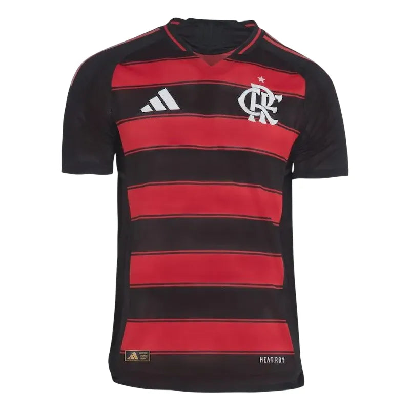 Camiseta Flamengo Primera Equipación 25/26 Match - Negra e Roja