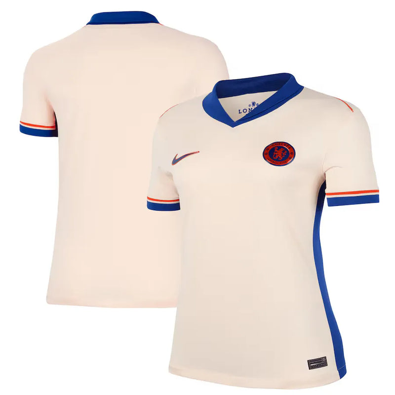 Camiseta Chelsea Mujer Segunda Equipación 24/25 - Creme