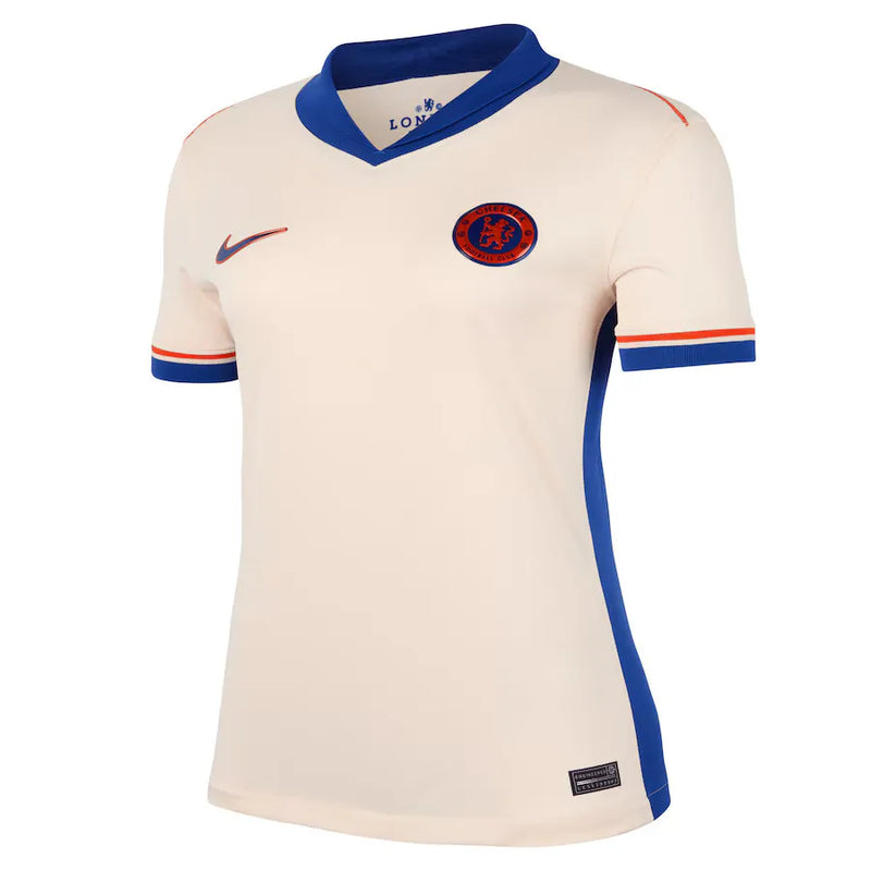 Camiseta Chelsea Mujer Segunda Equipación 24/25 - Creme