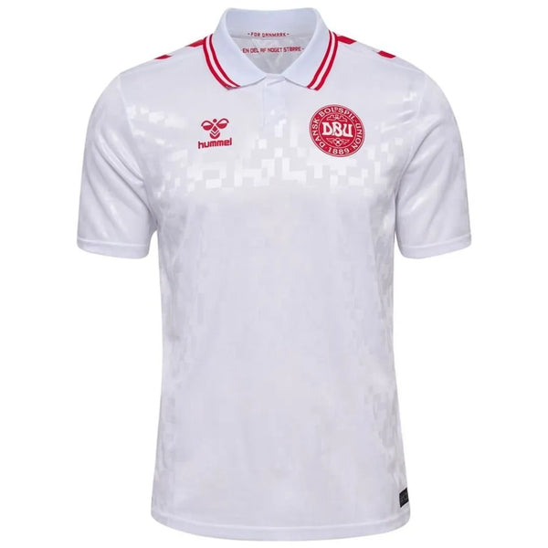 Camiseta Dinamarca Segunda Equipación 2024 - Blanco