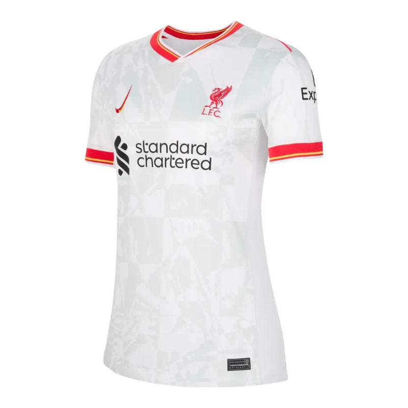 Camiseta Liverpool Mujer Tercera Equipación 24/25 - Blanca