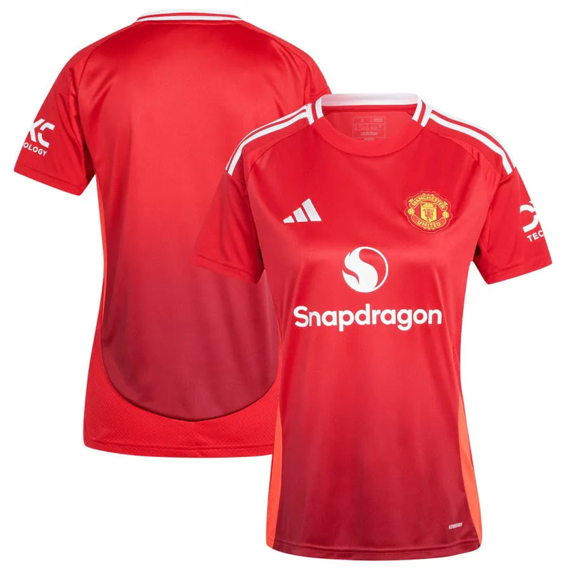 Camiseta Manchester United Mujer Primera Equipación 24/25 - Roja