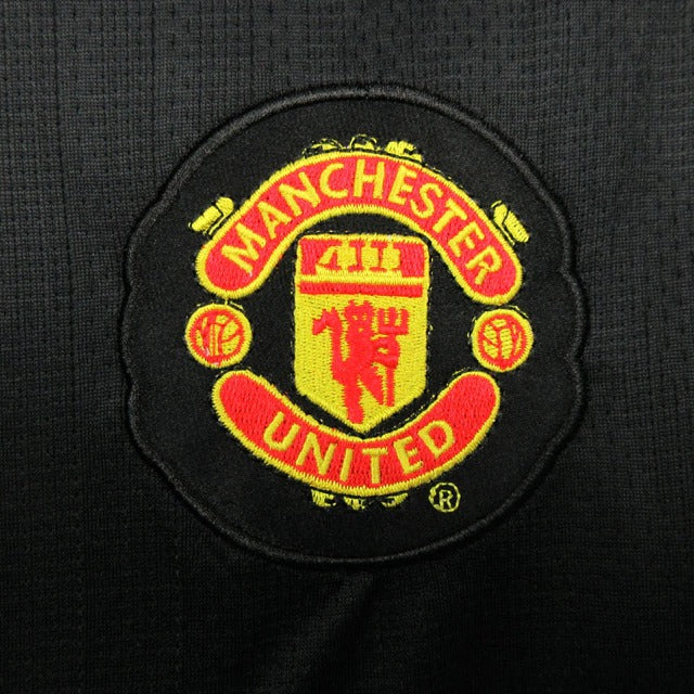 Camiseta Manchester United Segunda Equipación 07/08 Retro - Negra